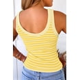 thumbnail image 5 of TinyCribz Striped Sleeveless Tank for Women – Summer Ribbed Knit Top S, 5 of 5