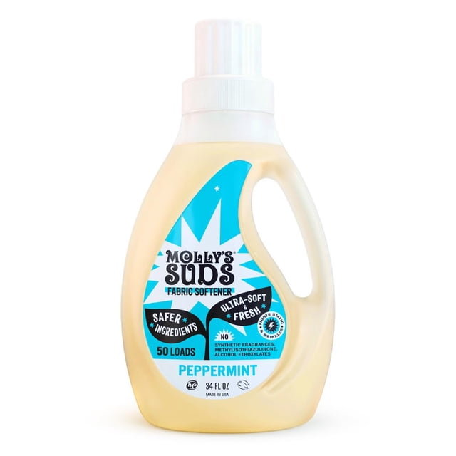Suavizante de telas Molly's Suds a base de vinagre, 34 oz, 50 cargas