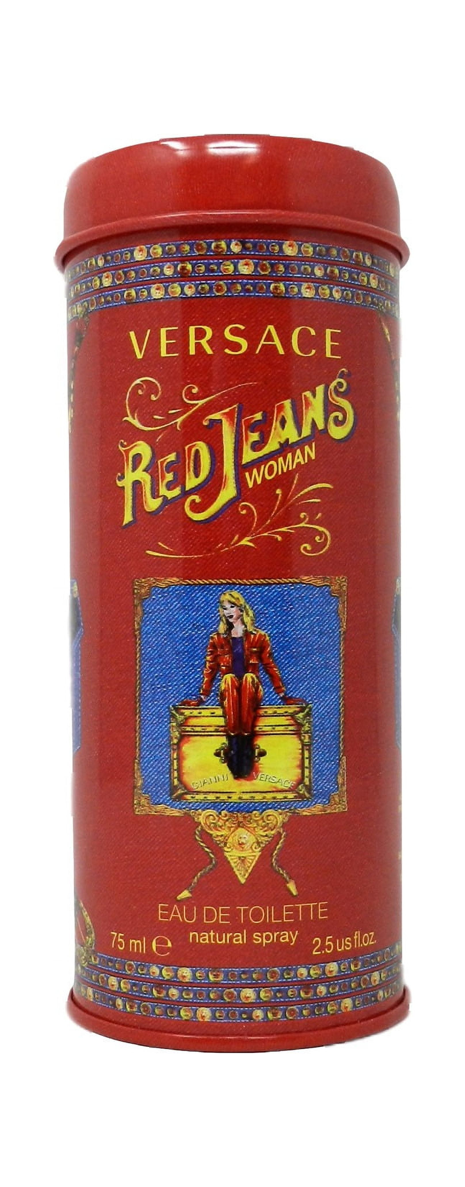 Versace Red Jeans Eau de Toilette, Perfume for Women, 2.5 oz
