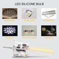 thumbnail image 3 of Bombillas COB2508 G4 Accesorios de iluminación de lámpara de silicona LED no regulables (blanco frío 110 V ~ 220 V), 3 of 8