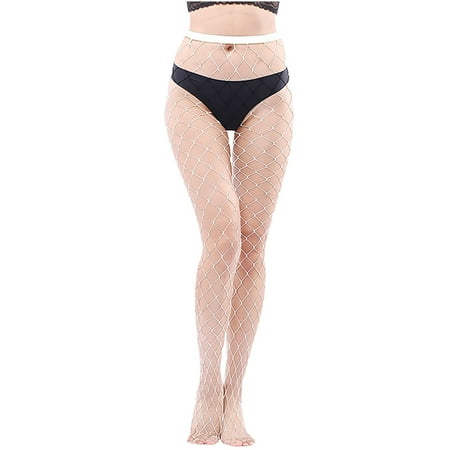 Levmjia Sheer Stockings For Women Fishnet Socks Super Elastic Polyester Ultra-Sexy Lingerie Design Breathable Mesh Everyday Wear Valentine Wedding Night Multicolor Assortment