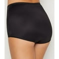 thumbnail image 2 of Women's Bali X710 Jacquard Tummy Panel Shaping Brief Panty - 2 Pack (Black/Black Jacquard XL), 2 of 2