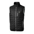 thumbnail image 2 of Cutter & Buck Black Michigan State Spartans Primary Team Logo Rainier PrimaLoft Eco Insulated Full-Zip Puffer Vest, 2 of 3