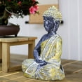 thumbnail image 3 of Jesscasday Gold Plating Buddhas Figurine Spiritual Home Accent for Meditations Room Decors, 3 of 7
