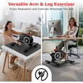 thumbnail image 5 of Pooboo Foot Pedal Exerciser Under Desk Elliptical Machine Seated Pedal Exerciser Mini Portable Leg Exercise Equipment for Seniors & Adults Weight up to 280LBS, 5 of 9
