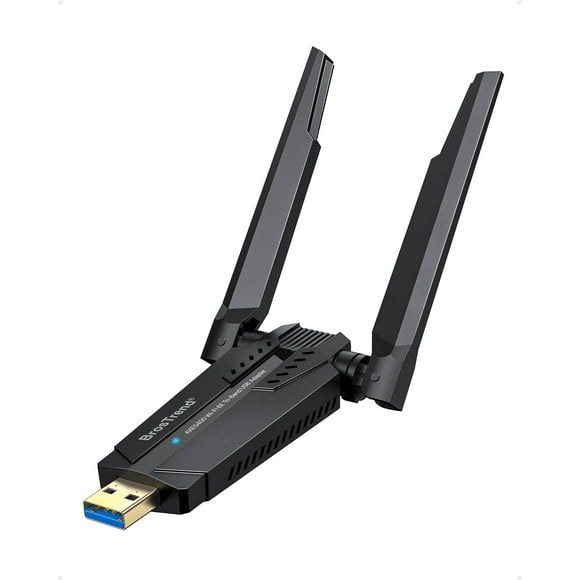 Adaptador USB WiFi 6E BrosTrend AXE5400 para escritorio, PC y portátil
