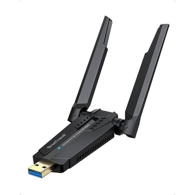 Adaptador USB WiFi 6E BrosTrend AXE5400 para escritorio, PC y portátil