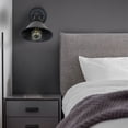thumbnail image 1 of Soporte De Lámpara De Pared Ajustable, Aplastador De Pared Negro Negro Ajustable 60W Para Apartamento, 1 of 7