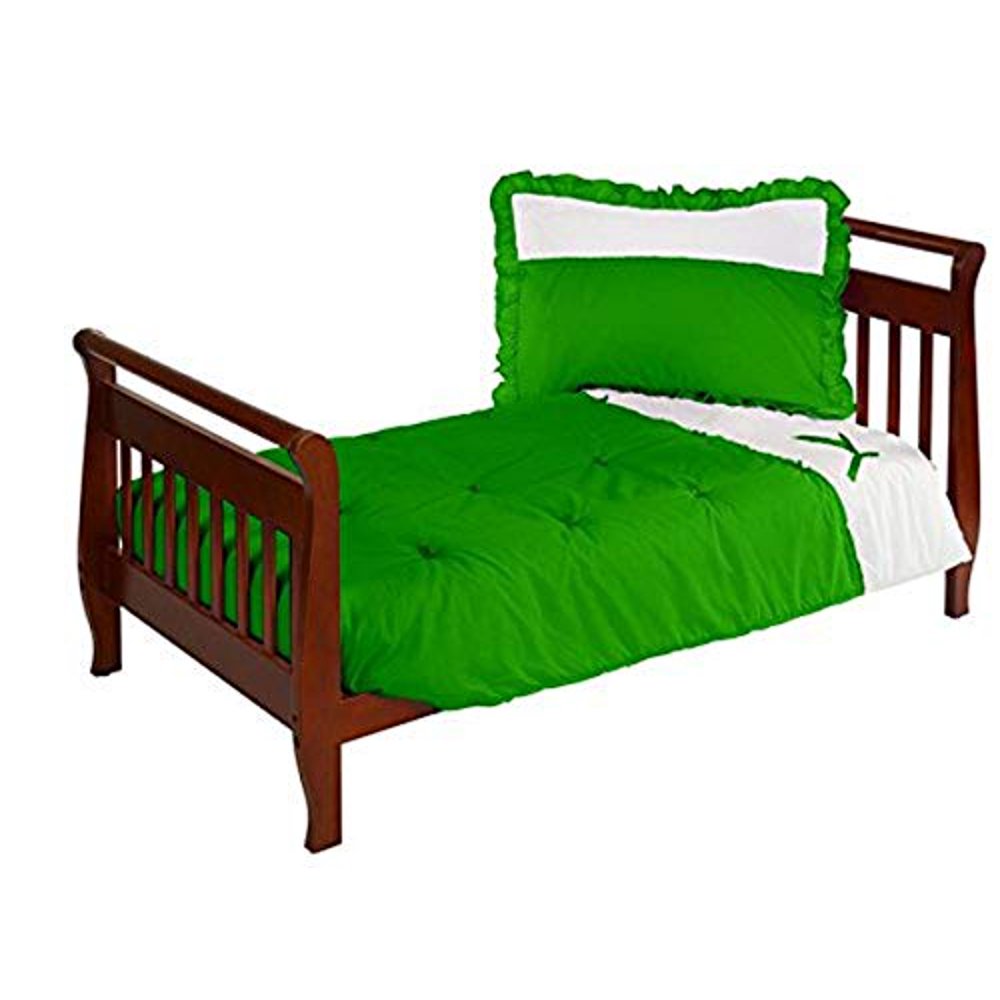 Baby Doll Bedding Regal Toddler Bedding Set, Green Apple