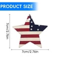 thumbnail image 4 of 10Pc Wooden Stars 4Th Of July Wooden Star For Desk,Wood (C), 4 of 8