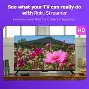 Roku Streamer- HD Roku Streaming Device for TV with Voice Remote - Free & Live TV