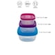 thumbnail image 4 of Contenedores Para Alimentos Ideen De Plástico Cuadrados Juego De 3 Piezas 200 a 550 ml, 4 of 4