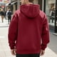 thumbnail image 5 of MHFRRA Sudadera con Capucha Calefactable para Hombre, 5 Sudaderas Cálidas con Temperatura Ajustable, Suéter de Invierno Acogedor para Uso Diario Vino, 5 of 8