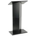 thumbnail image 2 of Portable Lectern, Lightweight Column Podium with Folding Design for Transport, Carrying Bag Included - Black, 2 of 4