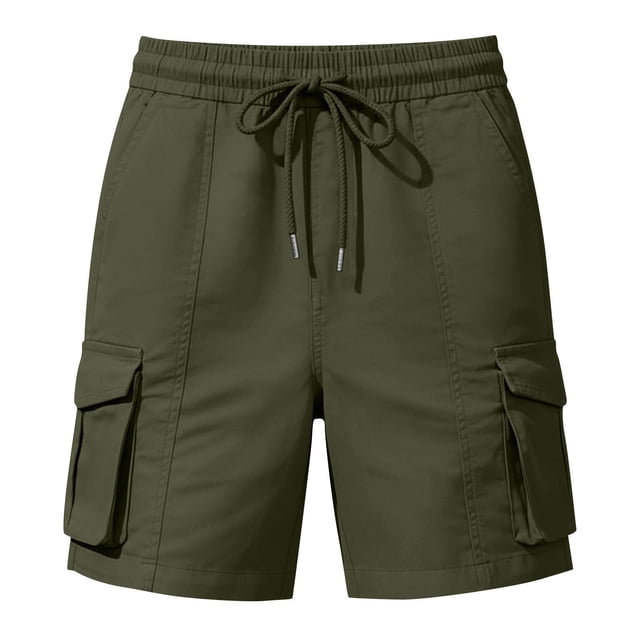 CHUMUD Cargo Shorts for Women Quick Dry High Waist Drawstring Work Shorts Multi Pockets