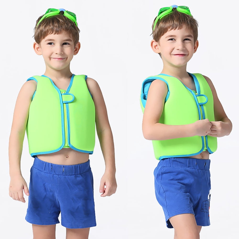 Gilet De Flottaison Néoprène Enfant – Avec Sangles D’entrejambe Et Ceinture Réglable Pour Apprendre à Nager