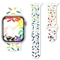 thumbnail image 1 of Correa Deportiva de Silicona, Chispas, Compatible con Apple Watch Series 1/2/3/4/5/6/7/8/9/10/11/SE/Ultra, 1 of 4