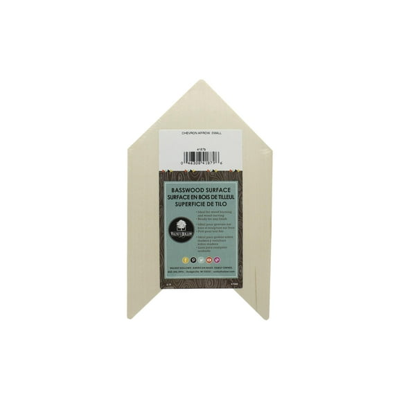 Walnut Hollow  Basswood Chevron Arrow 5.25x8.75"