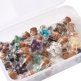 thumbnail image 5 of 1Set Cheriswelry DIY Star Wishing Bottle Making Kits with Glass Bottles and Natural & Synthetic Gemstones Chip Beads and Cork Stopper Bottle: 25x20x12mm Hole: 6mm 20pcs/set, 5 of 8