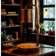 thumbnail image 4 of Vintage Industrial Candle Warmer Lamp for Home Decor - Height Adjustable with 2-6H Timer & Dimmer, Dimmable Wax Melt Warmer Compatible with Yankee Candle Jars (Antique Bronze, 50W 2 Bulbs, 110V), 4 of 7