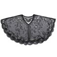 thumbnail image 4 of PrettyGuide Women's 1920s Sequin Shawls Sparkly Flapper Evening Wrap Cape, One Size, 4 of 4