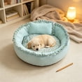 thumbnail image 4 of Dmlowu Cozy Dog Bed for Medium Size Dogs, Warm Soft Cat Bed with Thickened Cushion, Round Donut Sleeping Dog Beds for Indoor Outdoor, Machine Washable, 4 of 6