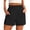 Black #26, variant on Linen Shorts for Women Casual Comfy Shorts Summer Trendy Mid Waisted Short with Pockets 2026 Royal Blue, L