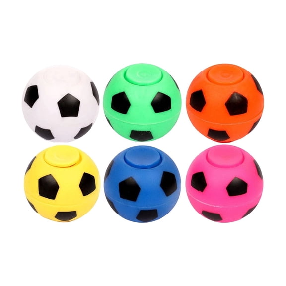 Knisume Soccer Spinning Squishy Toy Stress Relief - Squeeze Toy, Sensory Squishy Toy for Anxiety Relief and Office Desk Toy