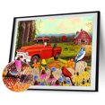 thumbnail image 2 of Wdftyju 5D DIY Diamond Painting Kits Manor Farm Full Round Drill Wall Decor (X519) Wdftyju 6ps9su6lz2rz5cz4D04, 2 of 9