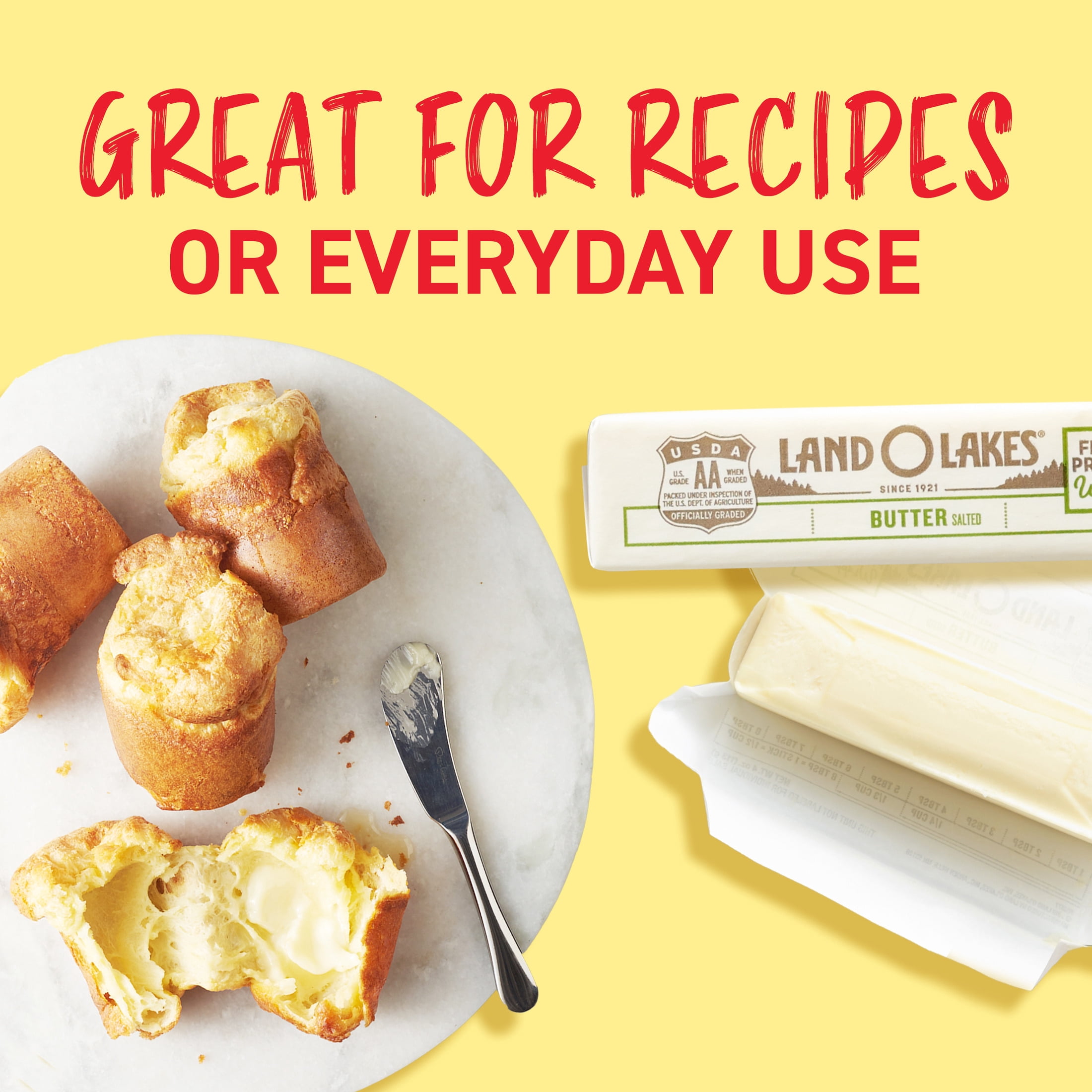 Land O Lakes Salted Stick Butter, 16 oz box, 4 Sticks