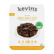 Kevin's Natural Foods Honey Garlic Beef Regular Meal Kit, Fully Cooked, 16 oz (Frozen)