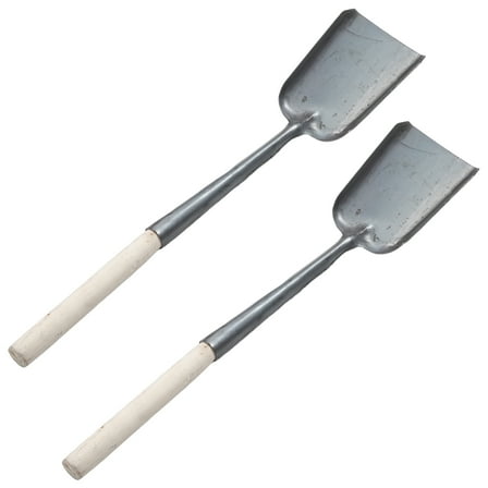 Hemoton 2pcs Fireplace Cleaning Kit With Long-Handled Shovel And Ash Scoop Ideal For   And Wood Stove Maintenance Sturdy Efficien