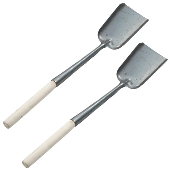 Hemoton 2pcs Fireplace Cleaning Kit With Long-Handled Shovel And Ash Scoop Ideal For   And Wood Stove Maintenance Sturdy Efficien