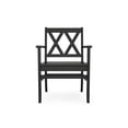 thumbnail image 6 of POLYWOOD Canyon 5-Piece Round Farmhouse Dining Set in Black, 6 of 6