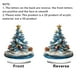 thumbnail image 5 of Árbol de Navidad 2D Plano Acrílico Adorno Navidad Hogar Fiesta Escritorio Decoración, 5 of 6