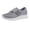 Grey, variant on NOKIO Women‘s Summer Mesh Sneakers Lightweight S𝗅ip On L𝗈afers Adjustable Strap Casual Shoes Comfortable We𝖽ge Athlet𝗂c Shoes Breathable Knit Walking Shoes