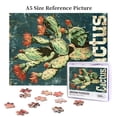thumbnail image 6 of 500 pcs Vintage Green Cactus 500 piece puzzle for adults,Challenging Brain Exercise,Funny Cactus Retro Style Wooden Puzzles 500 Piece,for Puzzle & Plant Lovers Gifts,Stress relieving pleasure, 6 of 6