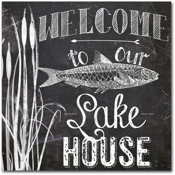 Trademark Fine Art "Lake House I" Canvas Art by Color Bakery
