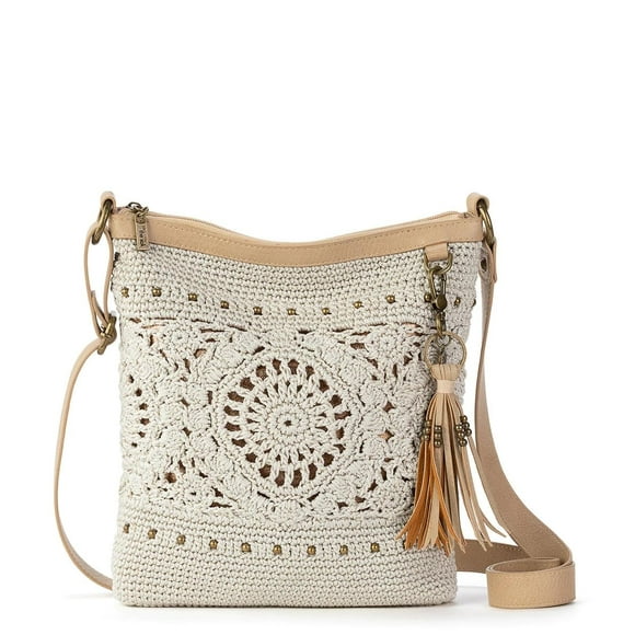 Bandolera The Sak Lucia Crochet Natural Medallion