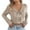 Khaki, variant on HNMKIU Womens Cardigan Casual Belted Long Sleeve Knit Sweater Open Front Lightweight Cover Up for Spring and Fall Khaki,M