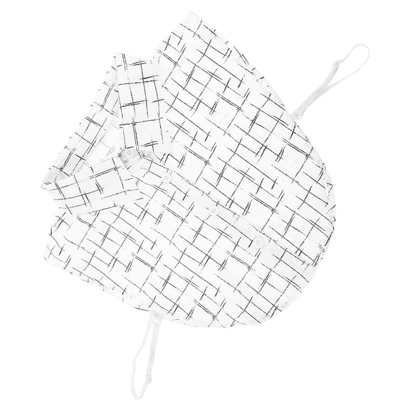 RENACLIPY White Cotton Fake Collar Detachable Plaid Shirt Collar Insert for Versatile Clothing Decor