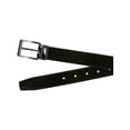 thumbnail image 2 of CTM® Leather Croc Print Dress Belt with Clamp On Buckle, 2 of 3