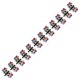 thumbnail image 1 of 12 piezas pequeñas flores de cristal pinzas para el pelo de metal para niños Mini pinzas para el pelo con diamantes de imitación GeweYeeli PS6851-04, 1 of 7