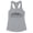 Heather Grey, variant on Skyline Houston Texas Tank Top Fitted Racerback Women's X-Small Heather Grey