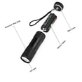 thumbnail image 4 of Paquete de 5 linternas de luz negra UV de 9 LED, detector de orina para mascotas para perros y gatos, detector de manchas de mascotas y chinches Xemadio WHFLD129, 4 of 9