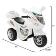 thumbnail image 2 of Ride-On Toy Trike Motorcycle by Lil Rider (White), 2 of 8