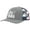 Heather Grey/American Flag, variant on Golf Dad Golfer Men's Embroidered Mesh Back Trucker Hat, Silver/Grey Camo