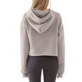 thumbnail image 4 of AherBiu Chandails en Molleton pour Femmes, Chandail à Capuchon Court à Manches Longues, Pull de Sport Basique, 4 of 5