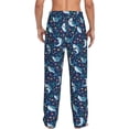 thumbnail image 3 of Easygdp Sea Sharks Men's Pajama Pant, Sleep Elastic Waistband Lounge Pants - Large, 3 of 9