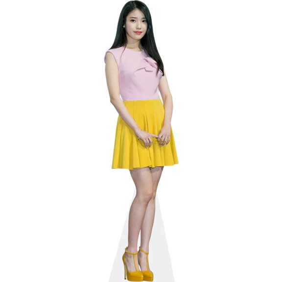 IU (Yellow Skirt) Lifesize Cardboard Cutout Standee